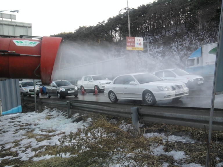 [친환경광역방제기] 동해시 구제역 방제